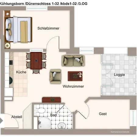 Dünenschloss Dünenschloss 1-32 *